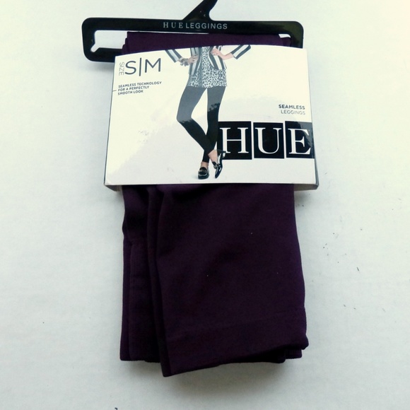 Hue Maroon Leggings Sz Sm. New - Picture 4 of 5